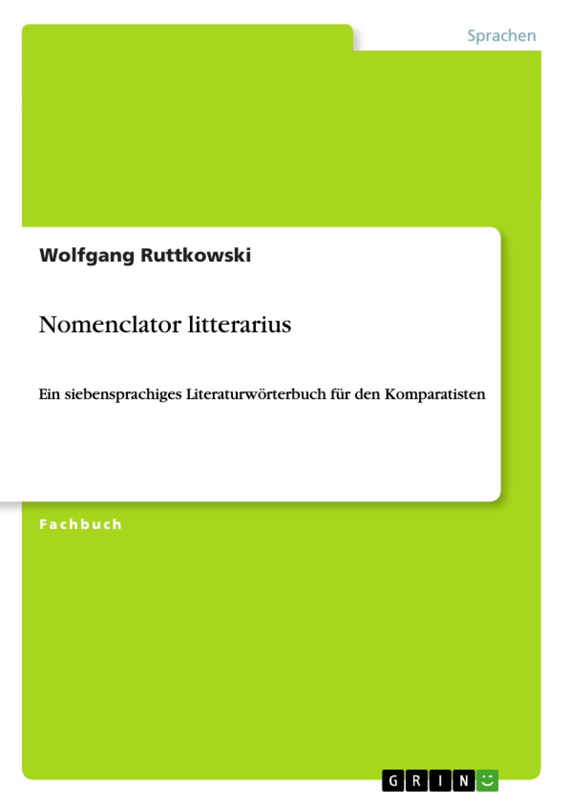 Nomenclator litterarius