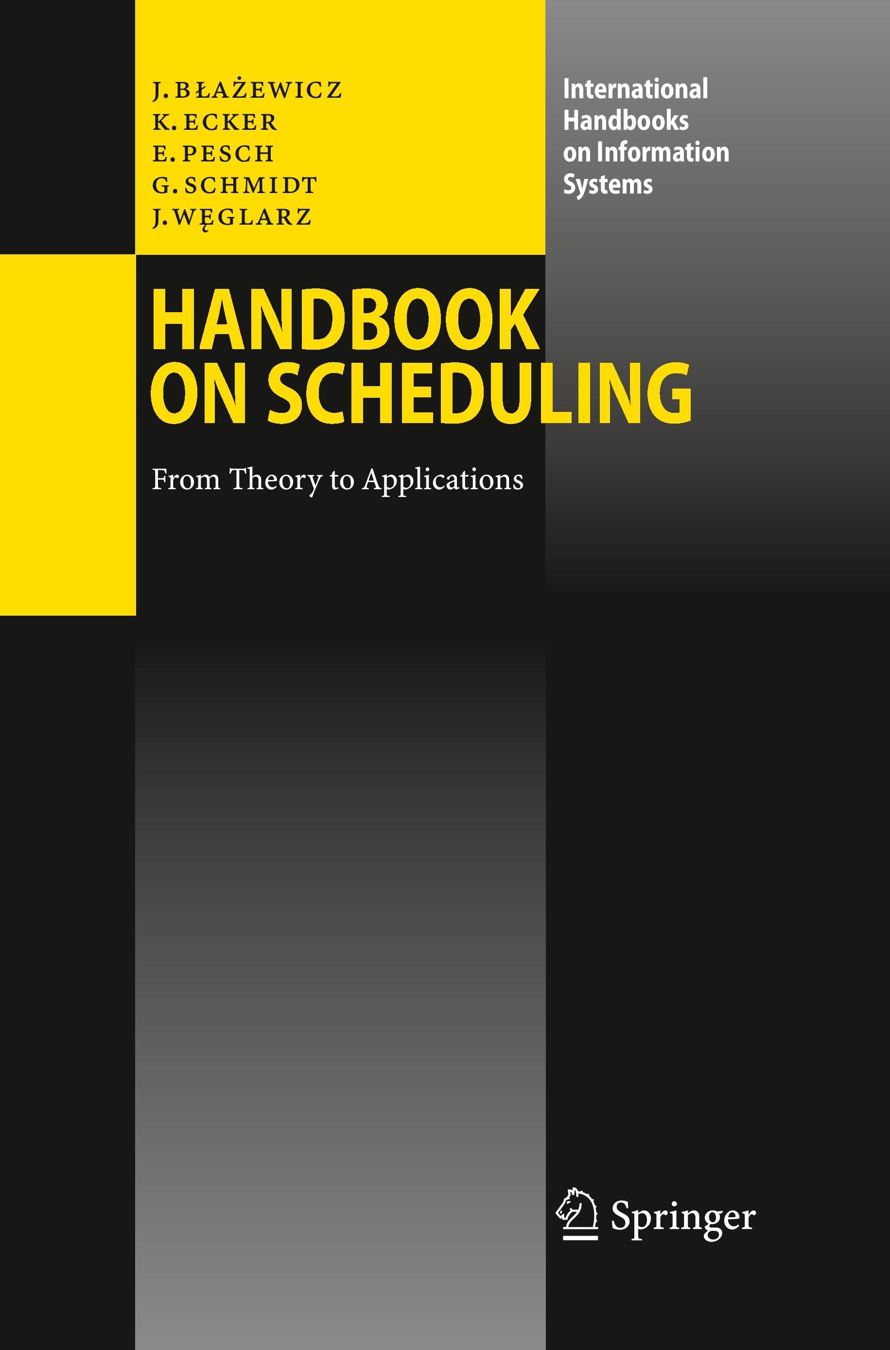 Handbook on Scheduling