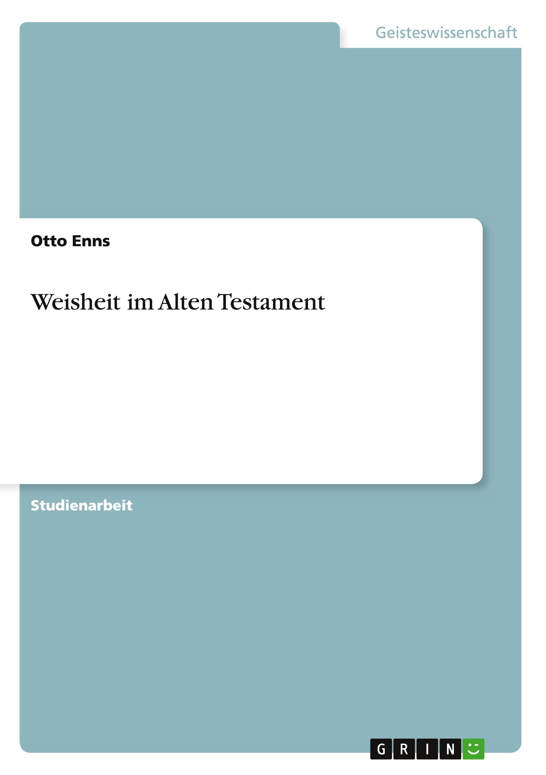 Weisheit im Alten Testament