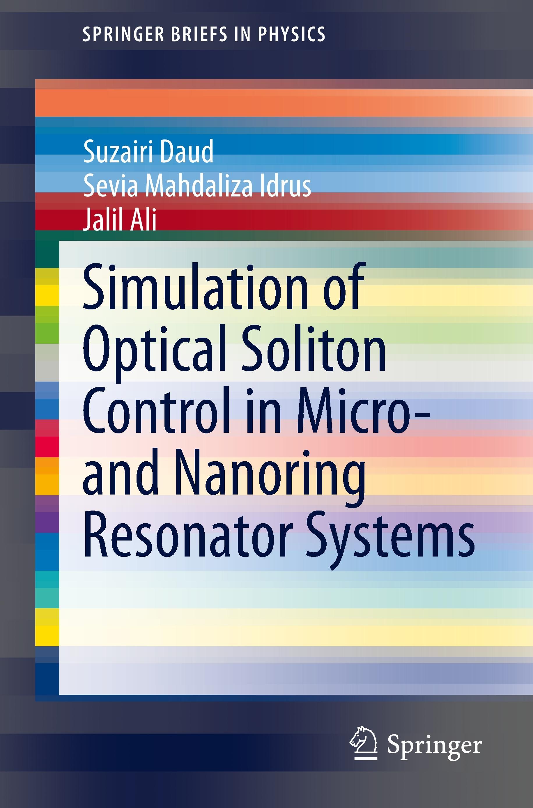 Simulation of Optical Soliton Control in Micro- and Nanoring Resonator Systems