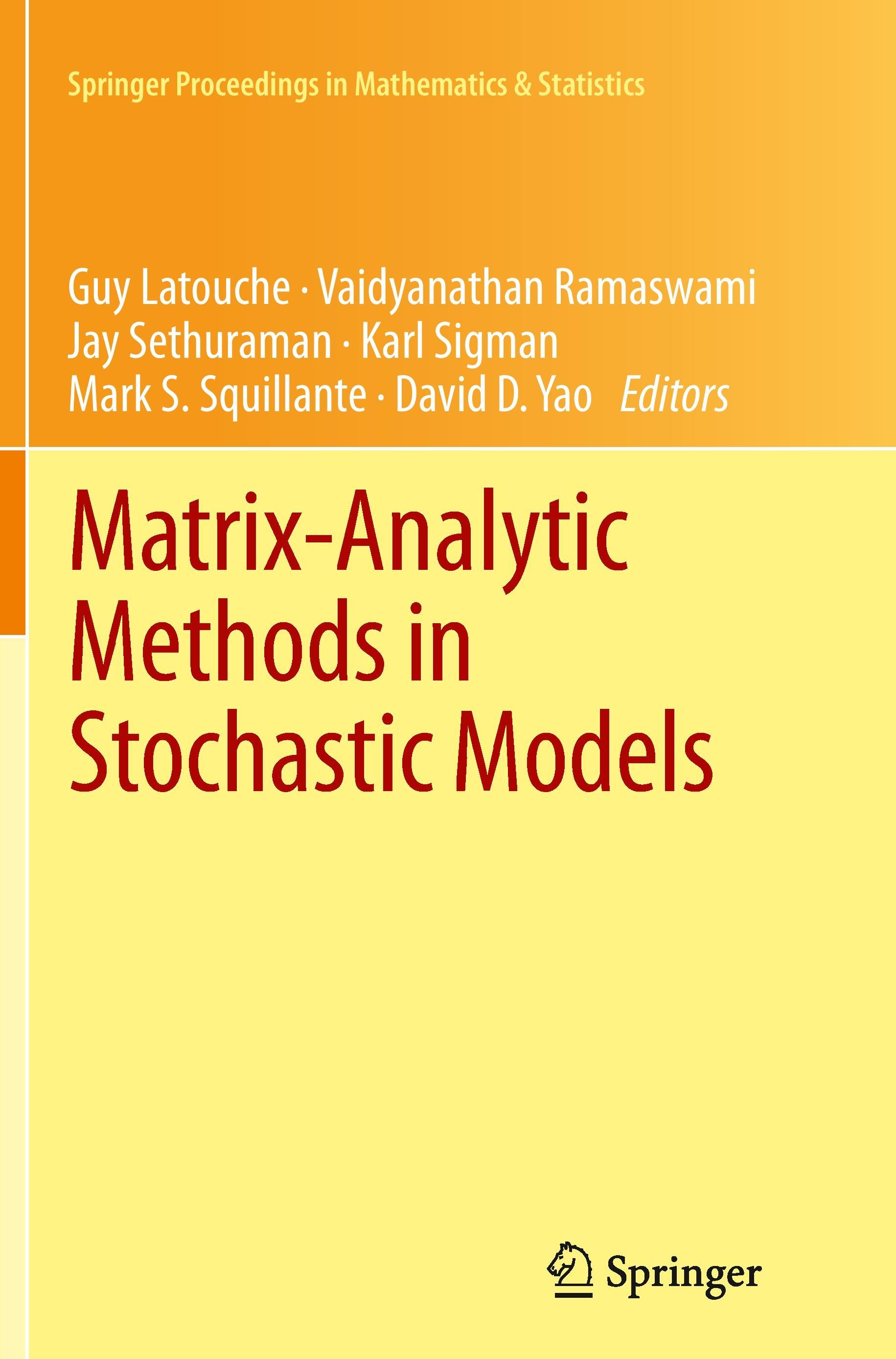 Matrix-Analytic Methods in Stochastic Models