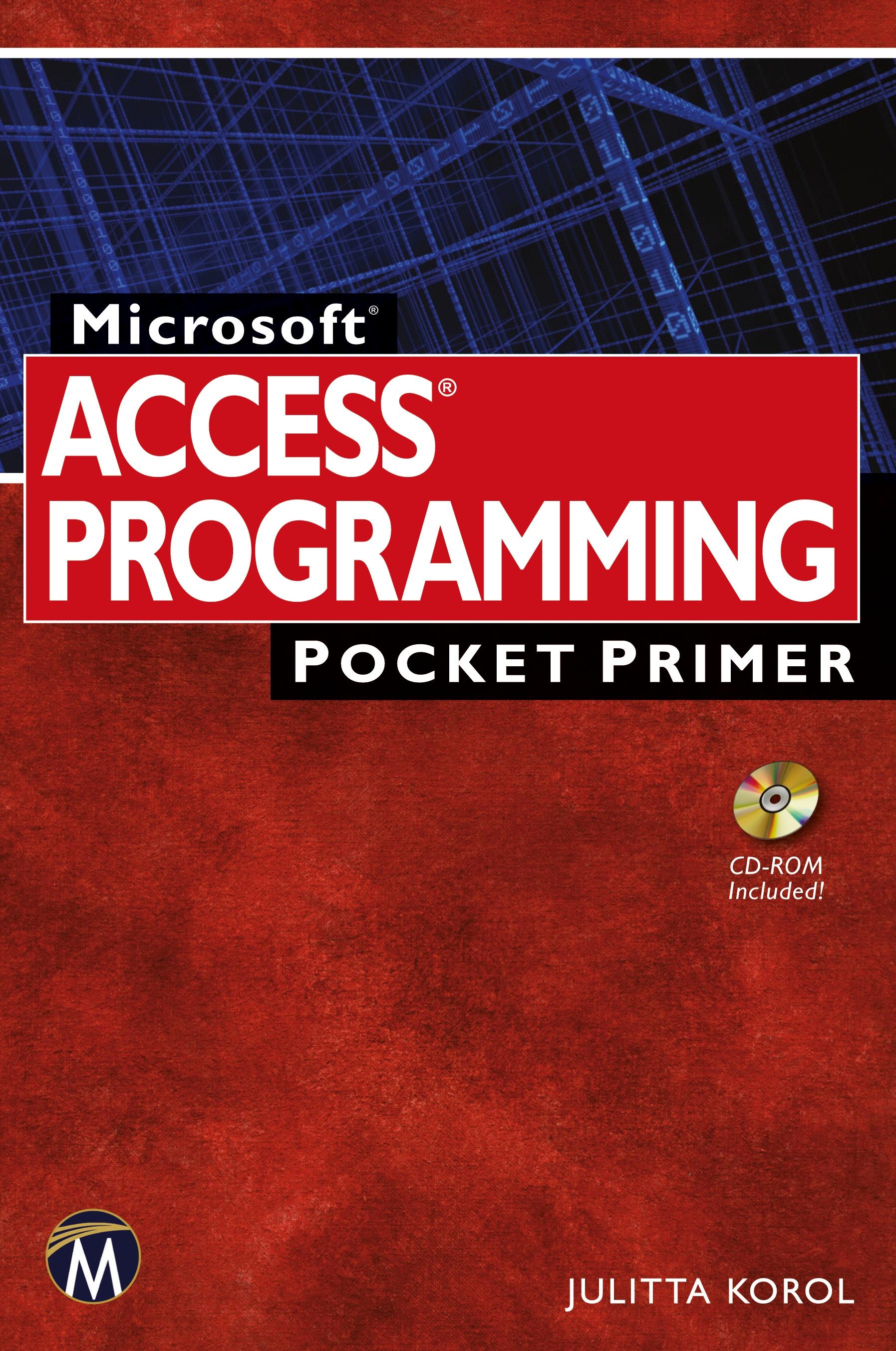 Microsoft Access Programming Pocket Primer