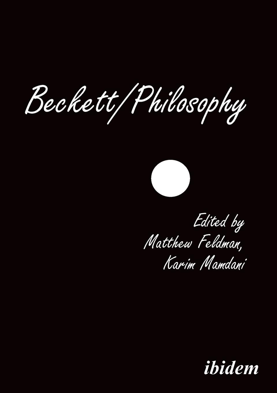 Beckett/Philosophy. A Collection