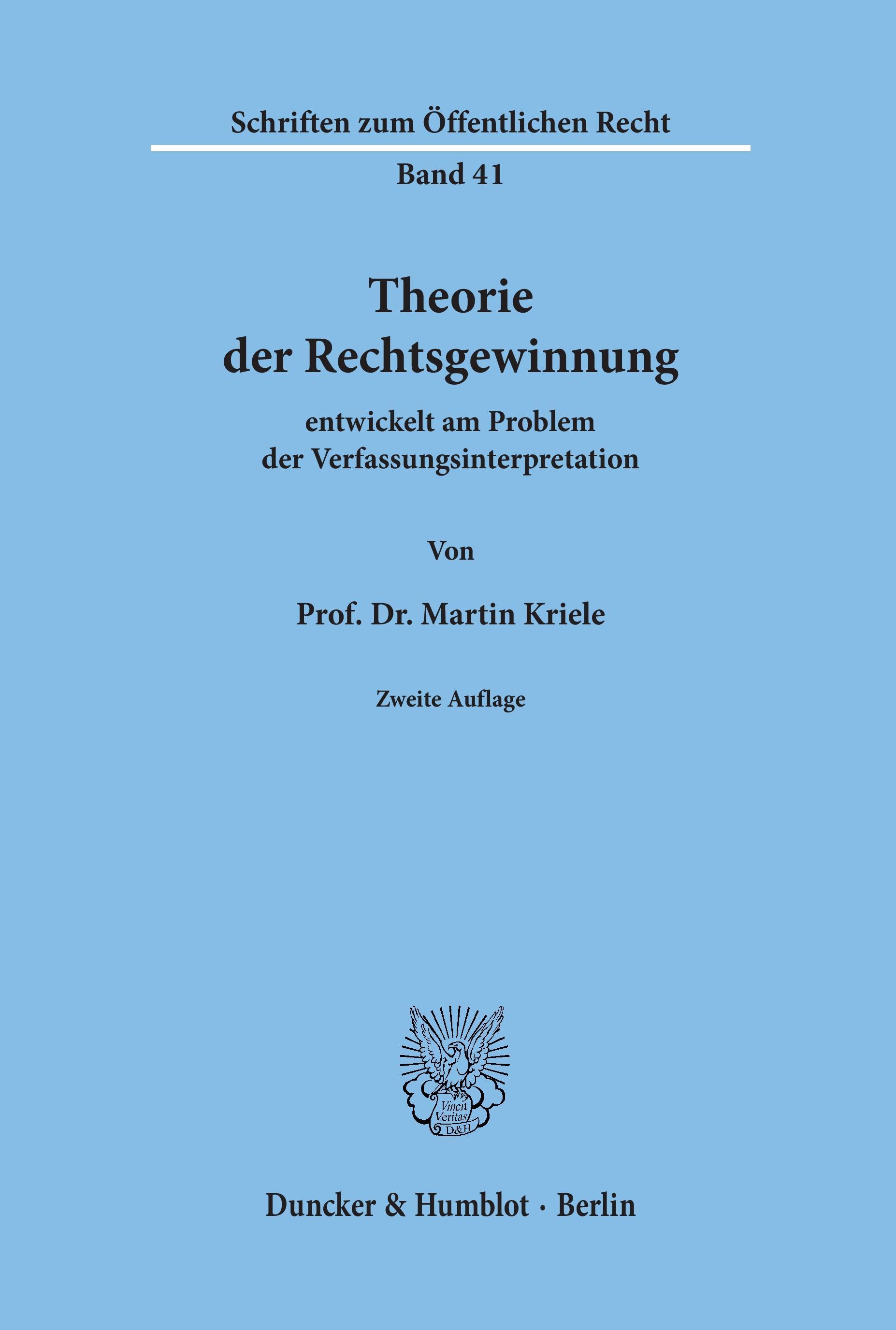 Theorie der Rechtsgewinnung