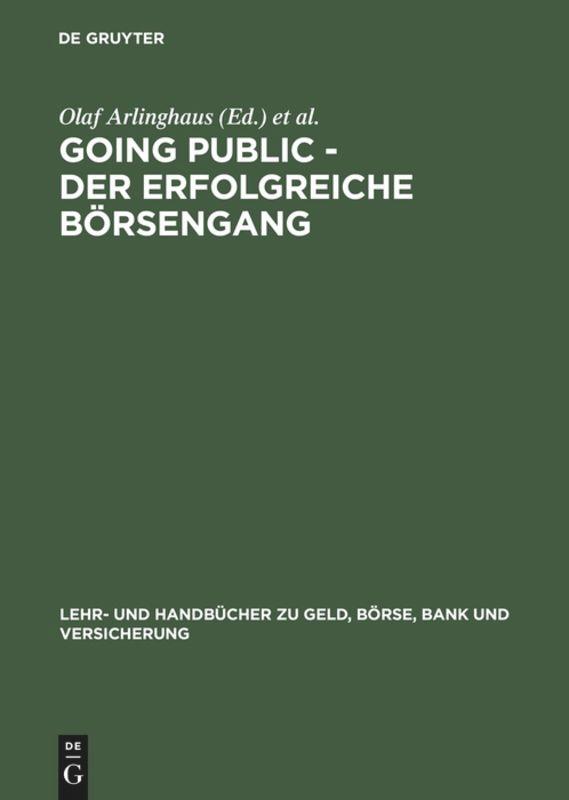 Going Public ¿ Der erfolgreiche Börsengang