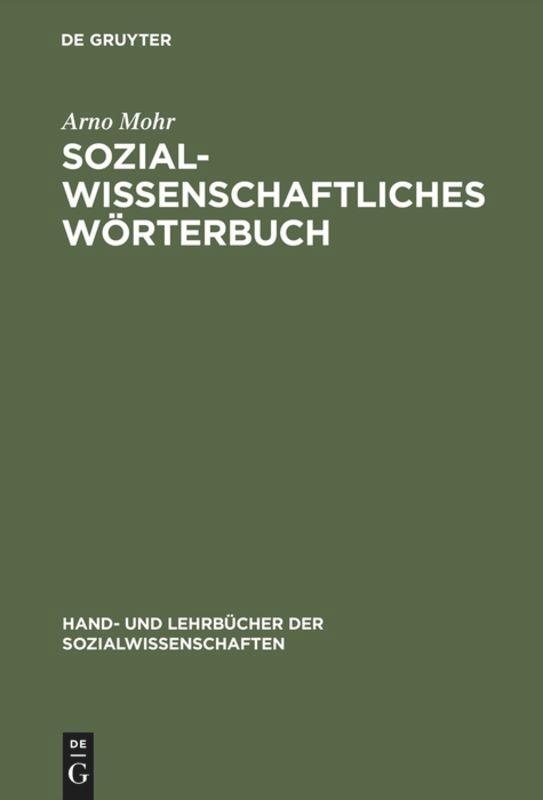 Sozialwissenschaftliches Wörterbuch