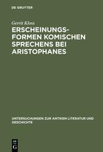 Erscheinungsformen komischen Sprechens bei Aristophanes