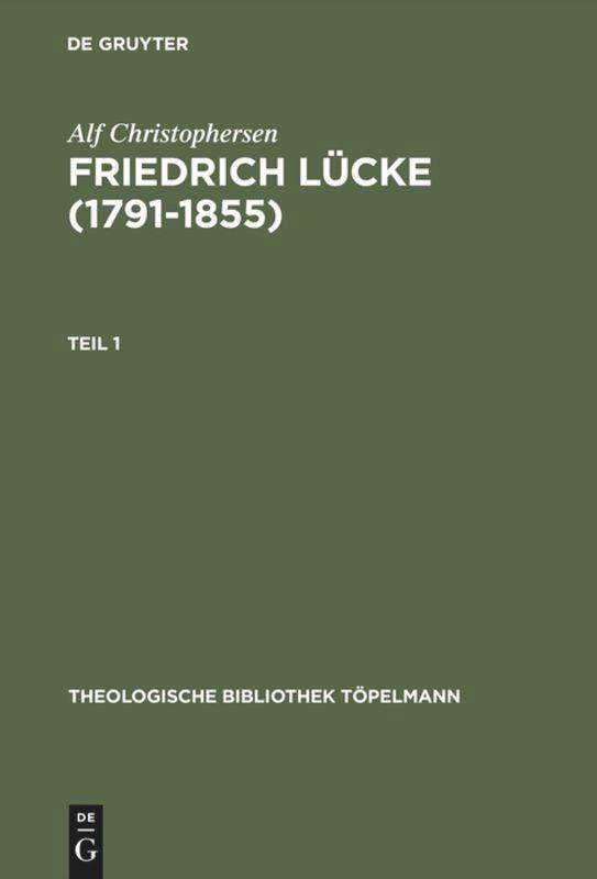 Friedrich Lücke (1791¿1855)