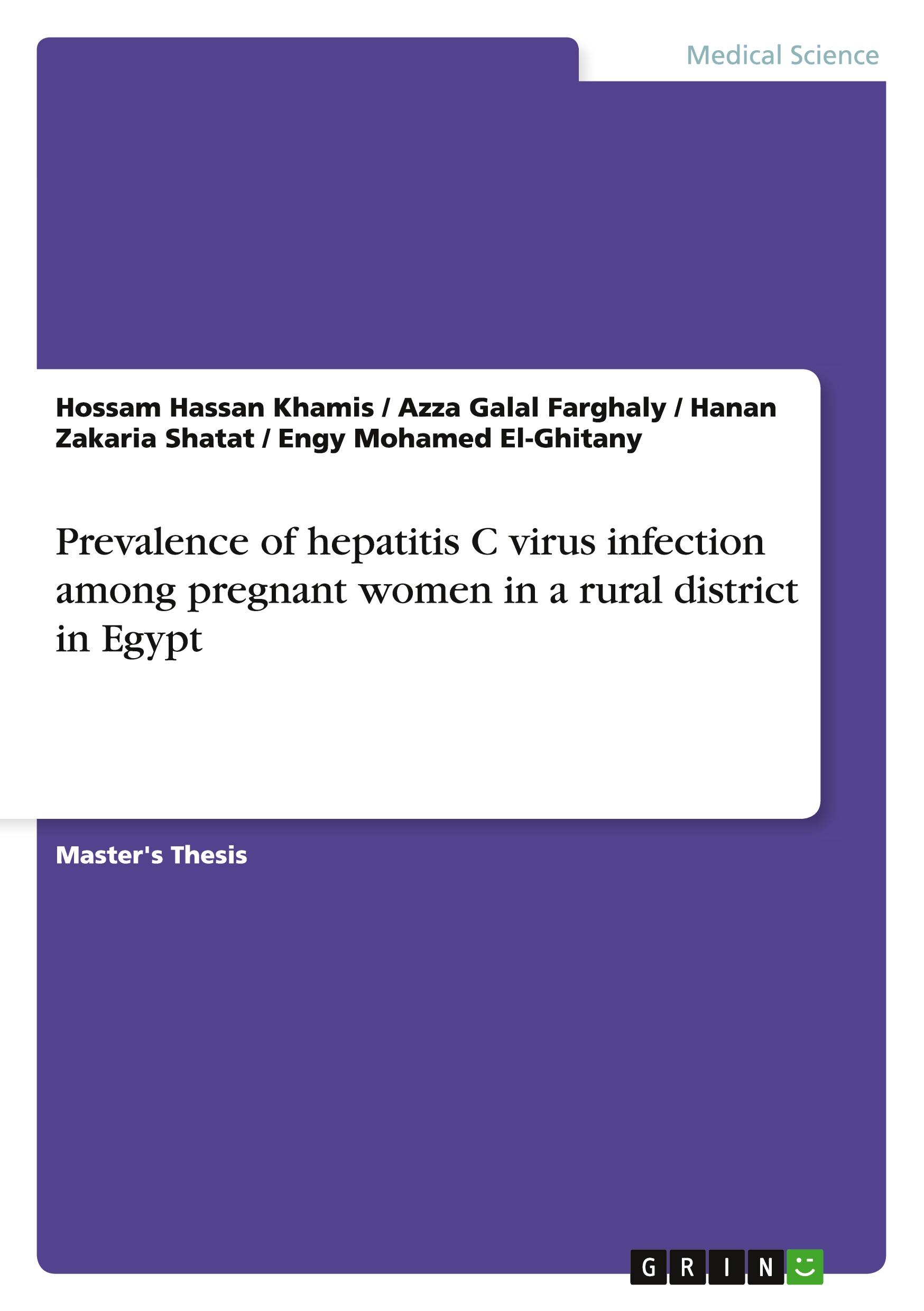 Prevalence of hepatitis C virus infection among pregnant women in a  rural district in Egypt