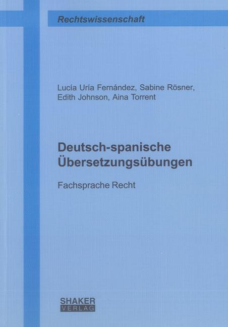 Deutsch-spanische Übersetzungsübungen