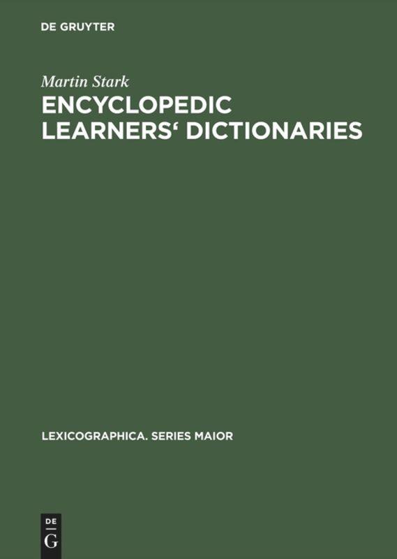 Encyclopedic Learners' Dictionaries