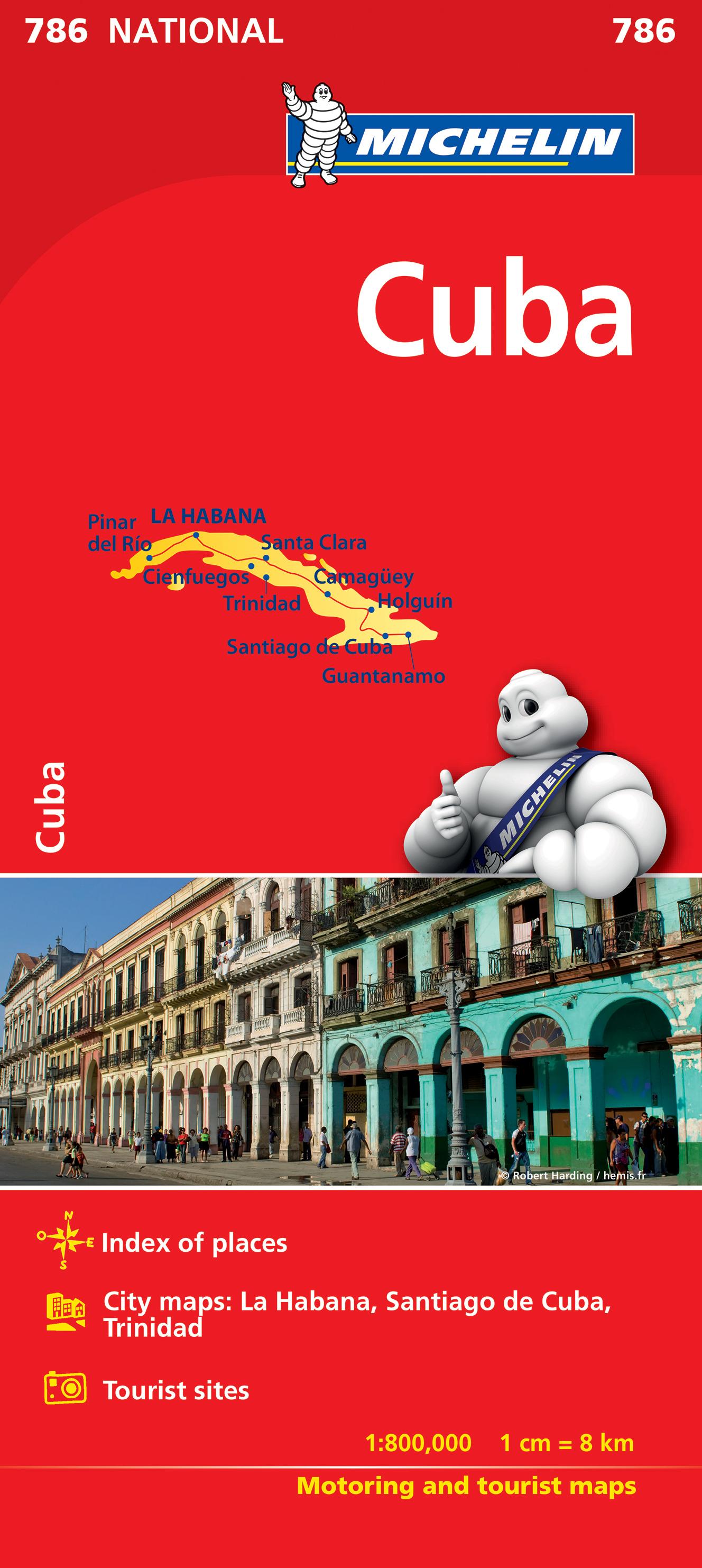 Cuba - Michelin National Map 786