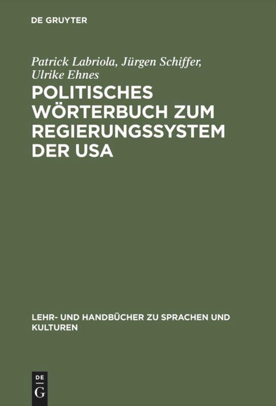 Politisches Wörterbuch zum Regierungssystem der USA