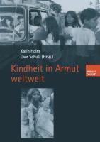 Kindheit in Armut weltweit