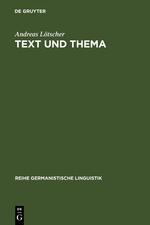 Text und Thema