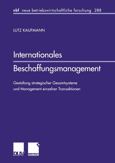 Internationales Beschaffungsmanagement