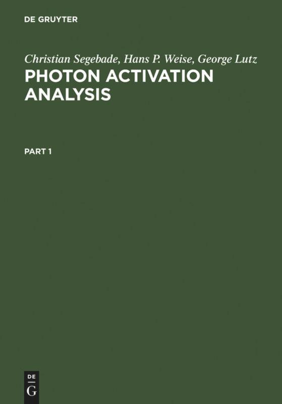 Photon Activation Analysis