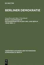 Hauptstadt im Nachkriegsdeutschland und Land Berlin <1945¿1985>