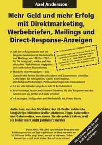 Mehr Geld und mehr Erfolg mit Direktmarketing, Werbebriefen, Mailings & Direct Response-Anzeigen