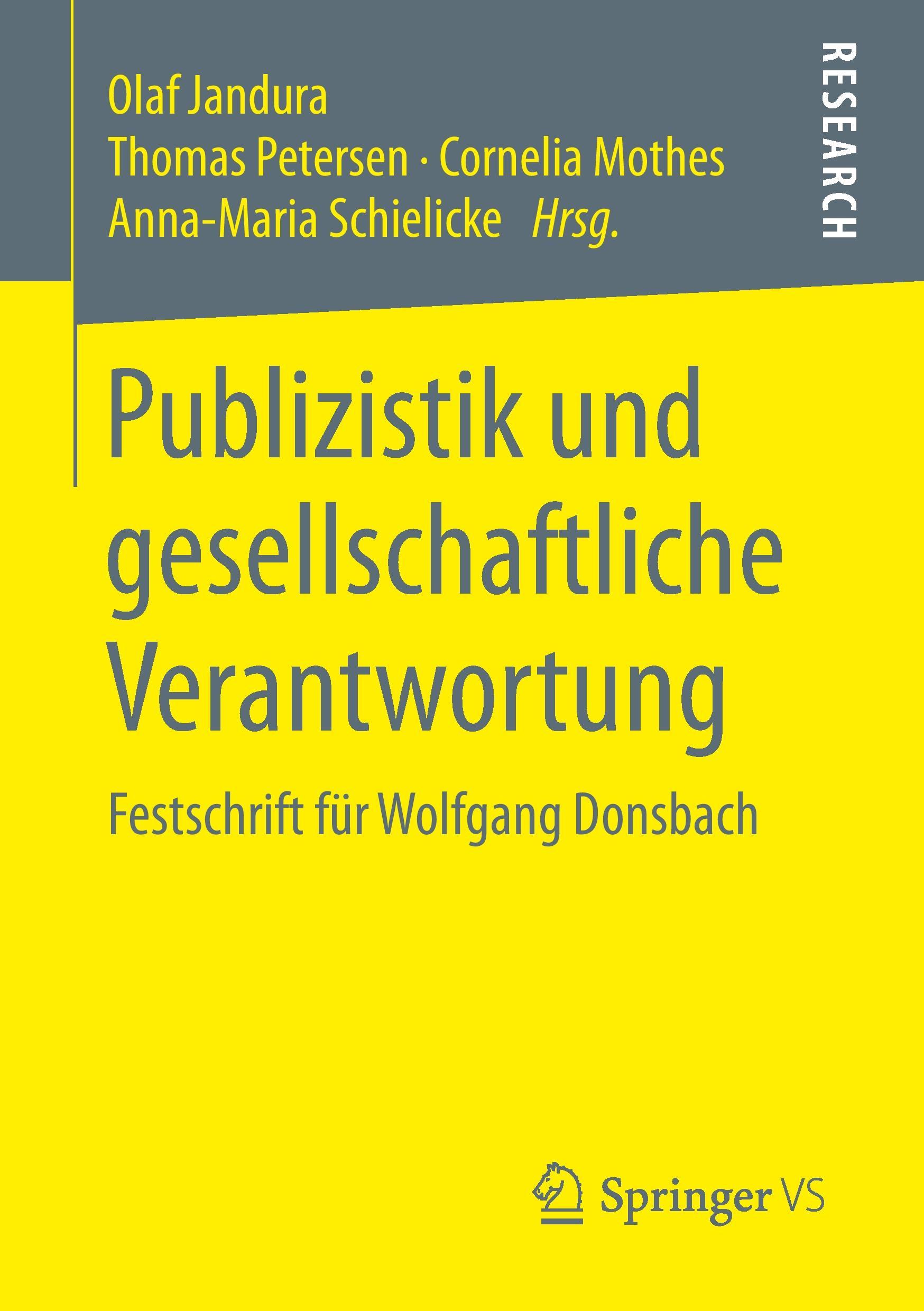 Publizistik und gesellschaftliche Verantwortung