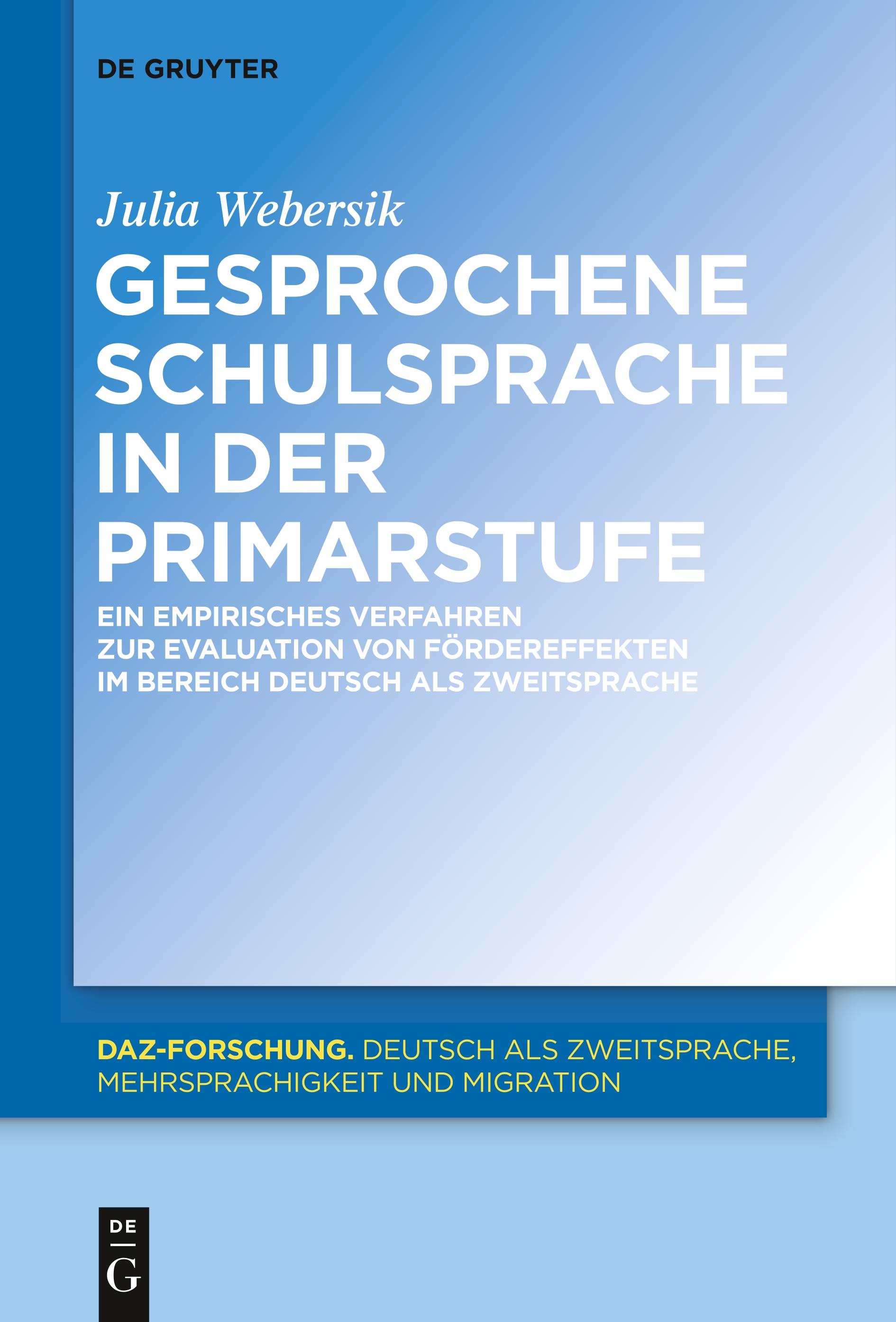 Gesprochene Schulsprache in der Primarstufe