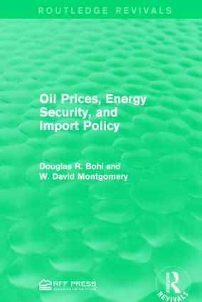 Oil Prices, Energy Security, and Import Policy