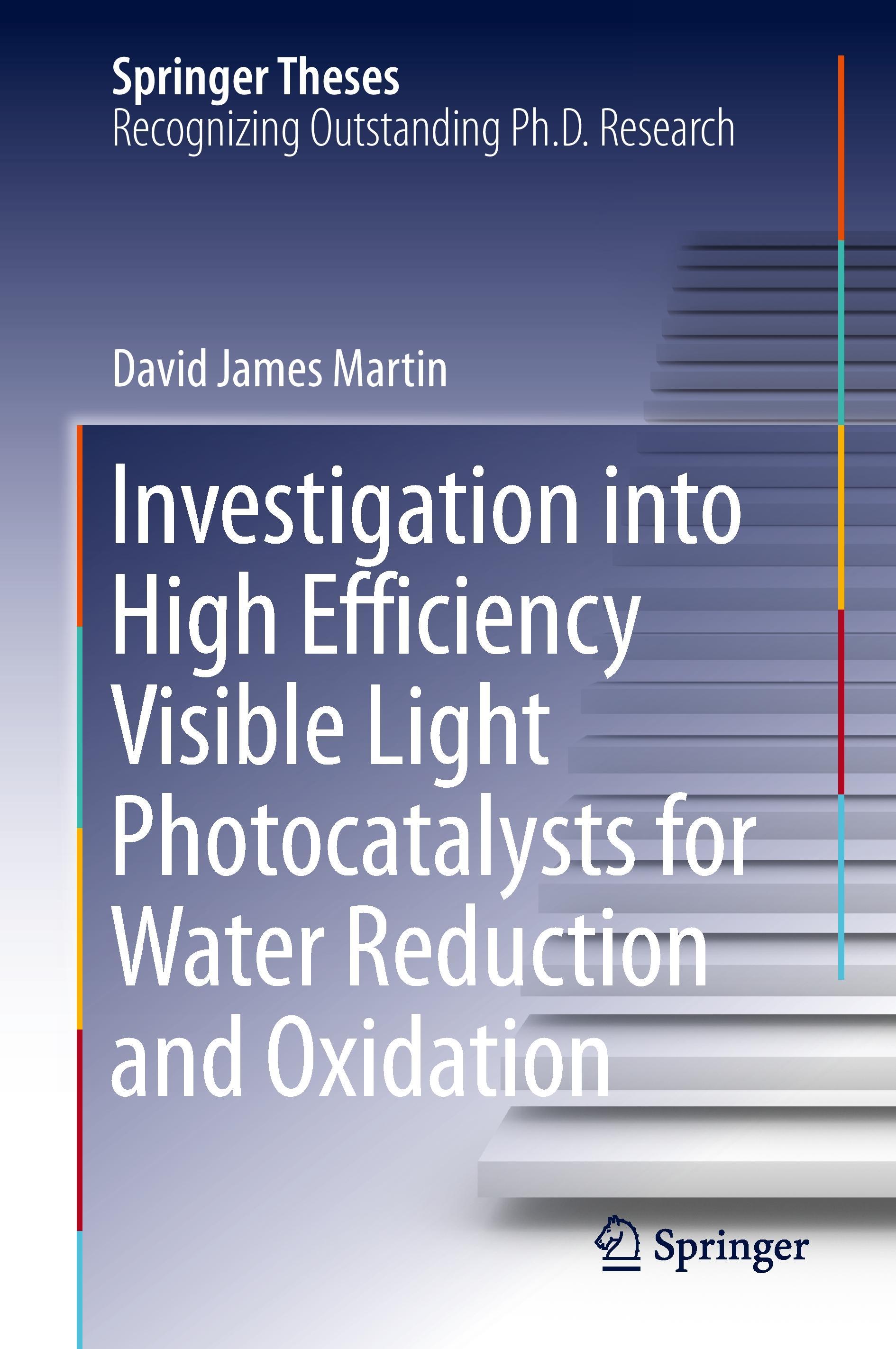 Investigation into High Efficiency Visible Light Photocatalysts for Water Reduction and Oxidation