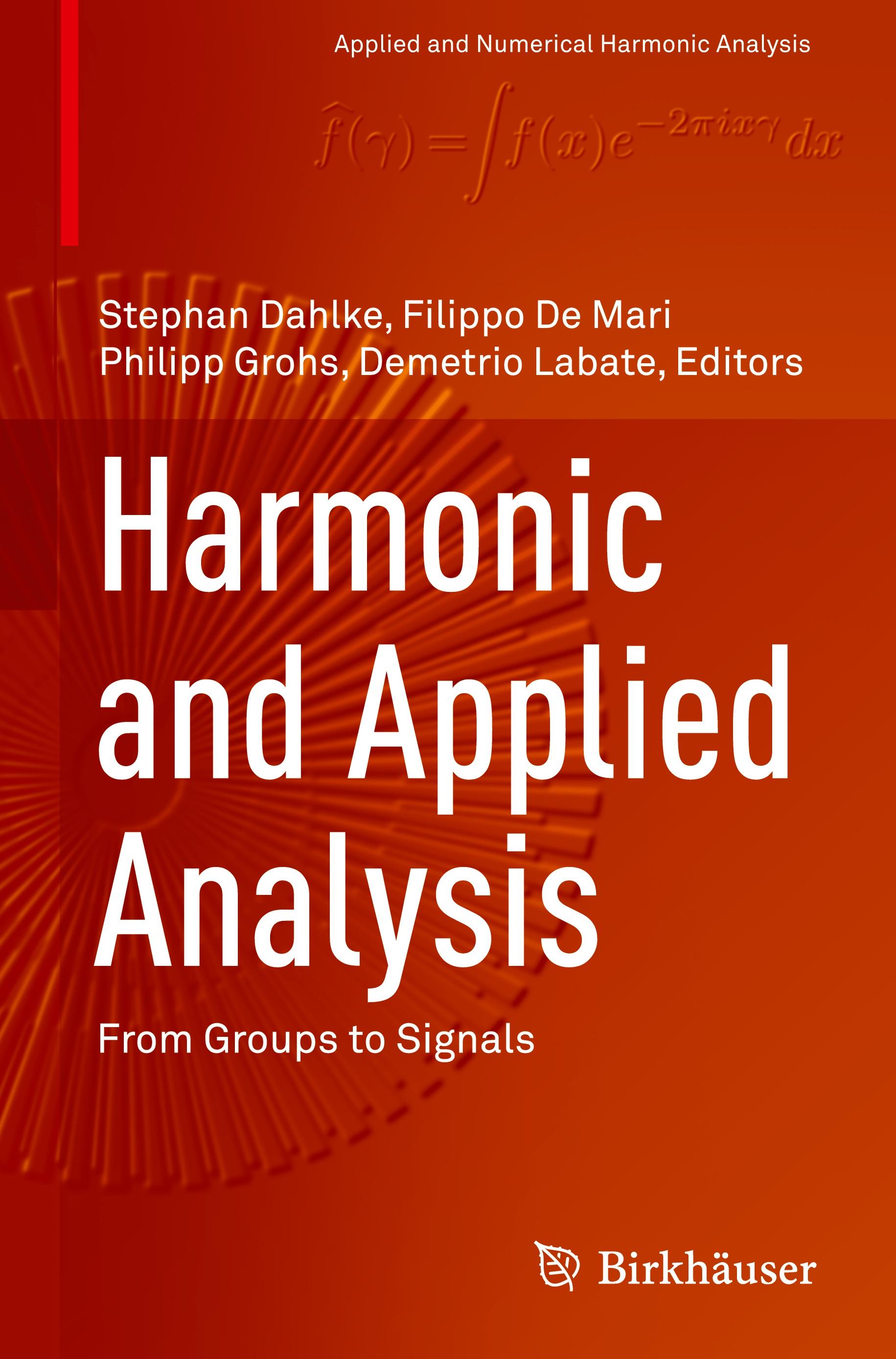 Harmonic and Applied Analysis