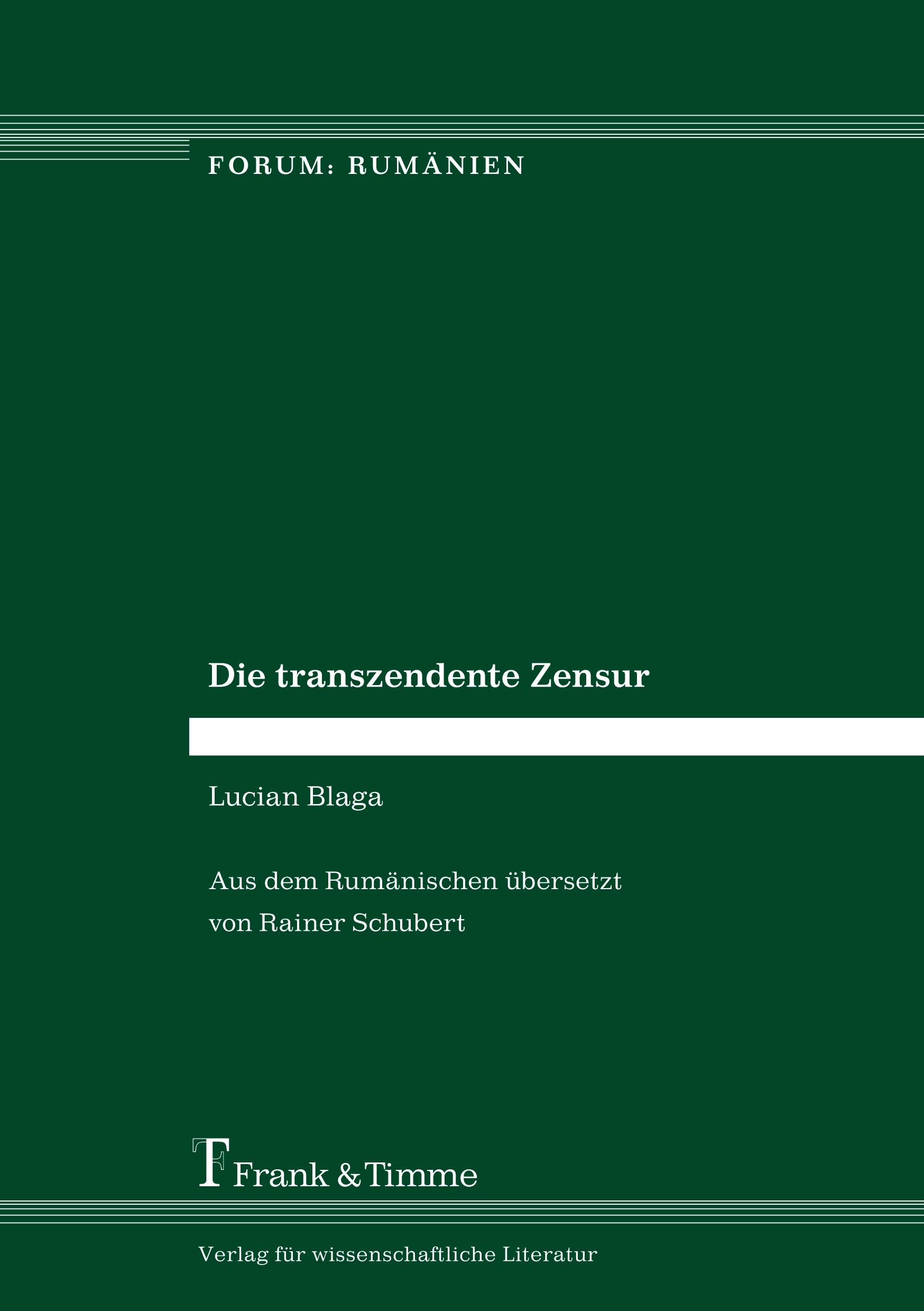 Die transzendente Zensur