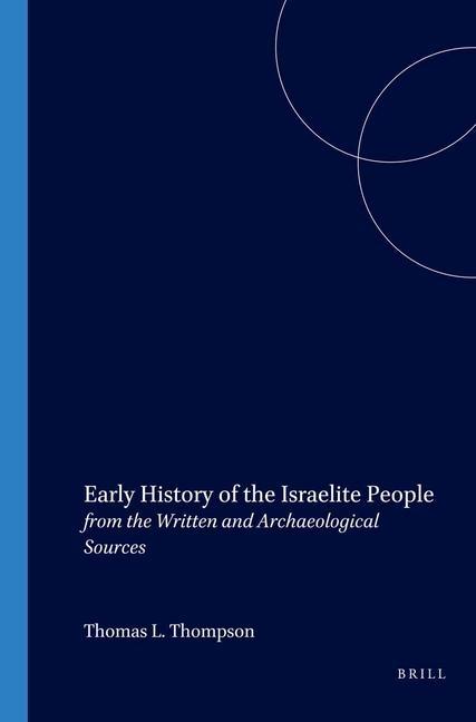 Early History of the Israelite People