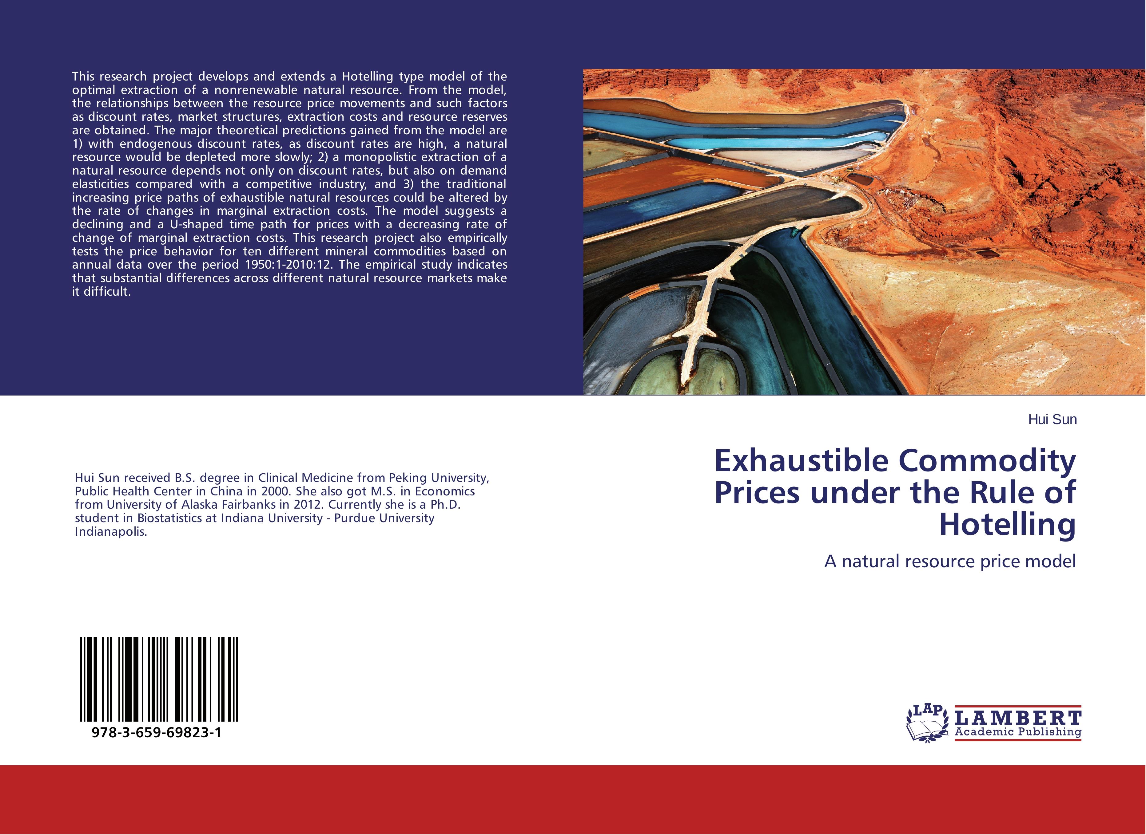 Exhaustible Commodity Prices under the Rule of Hotelling