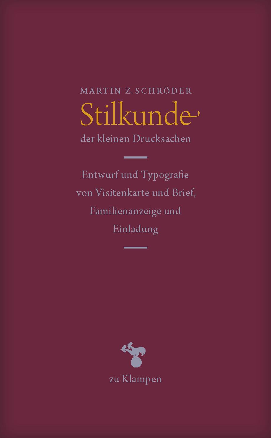 Stilkunde der kleinen Drucksachen