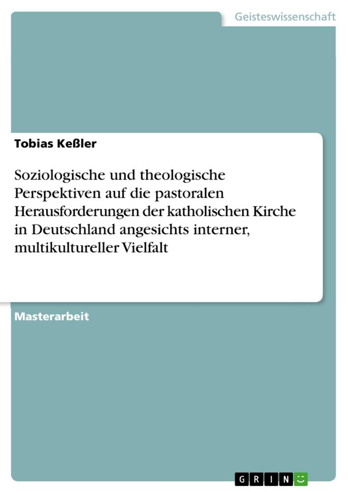 Soziologische und theologische Perspektiven auf die pastoralen Herausforderungen der katholischen Kirche in Deutschland angesichts interner, multikultureller Vielfalt