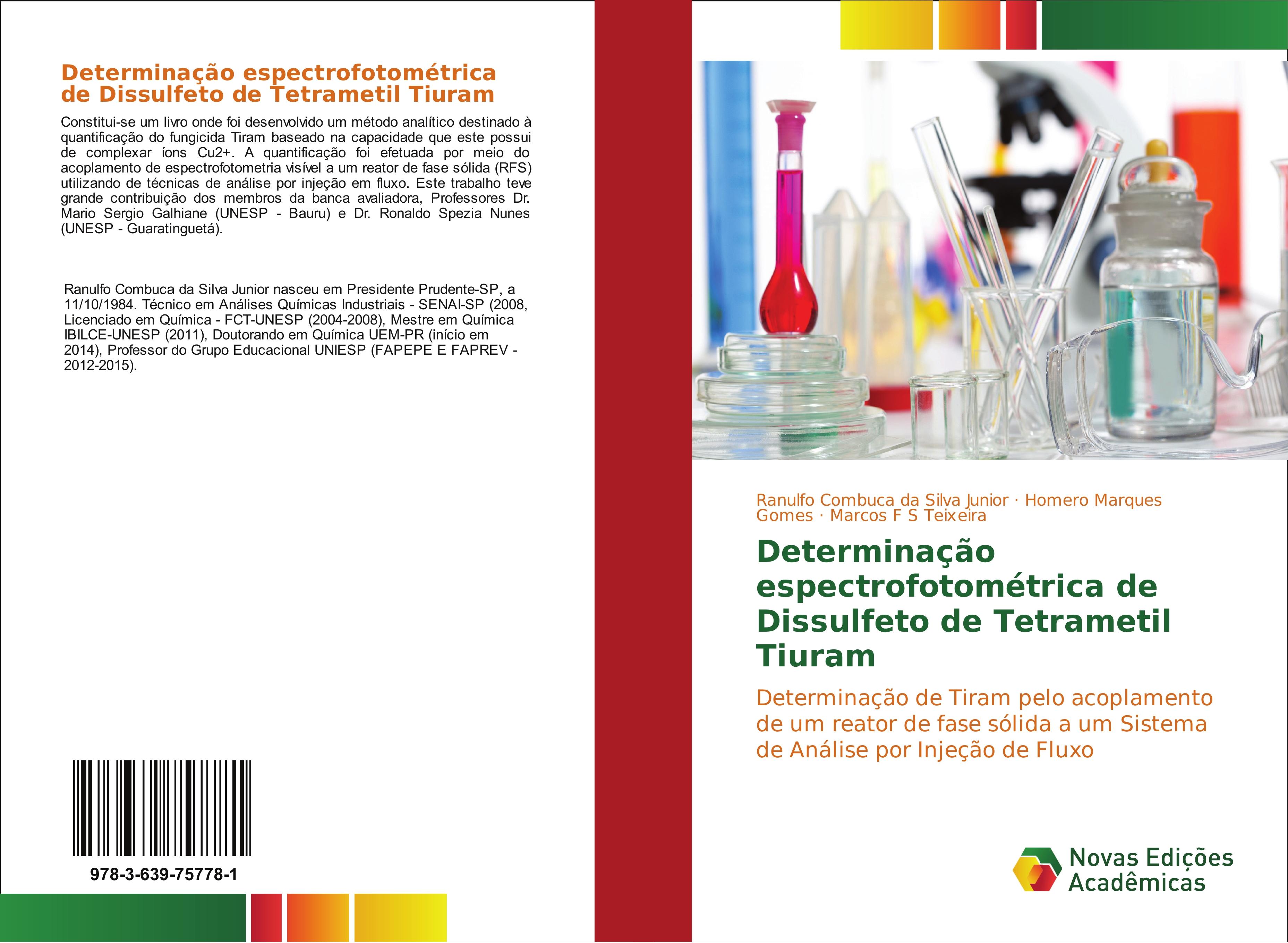 Determinação espectrofotométrica de Dissulfeto de Tetrametil Tiuram