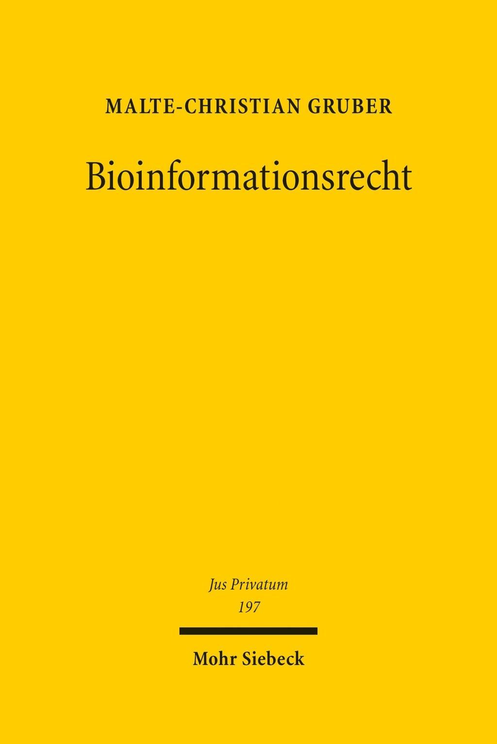 Bioinformationsrecht