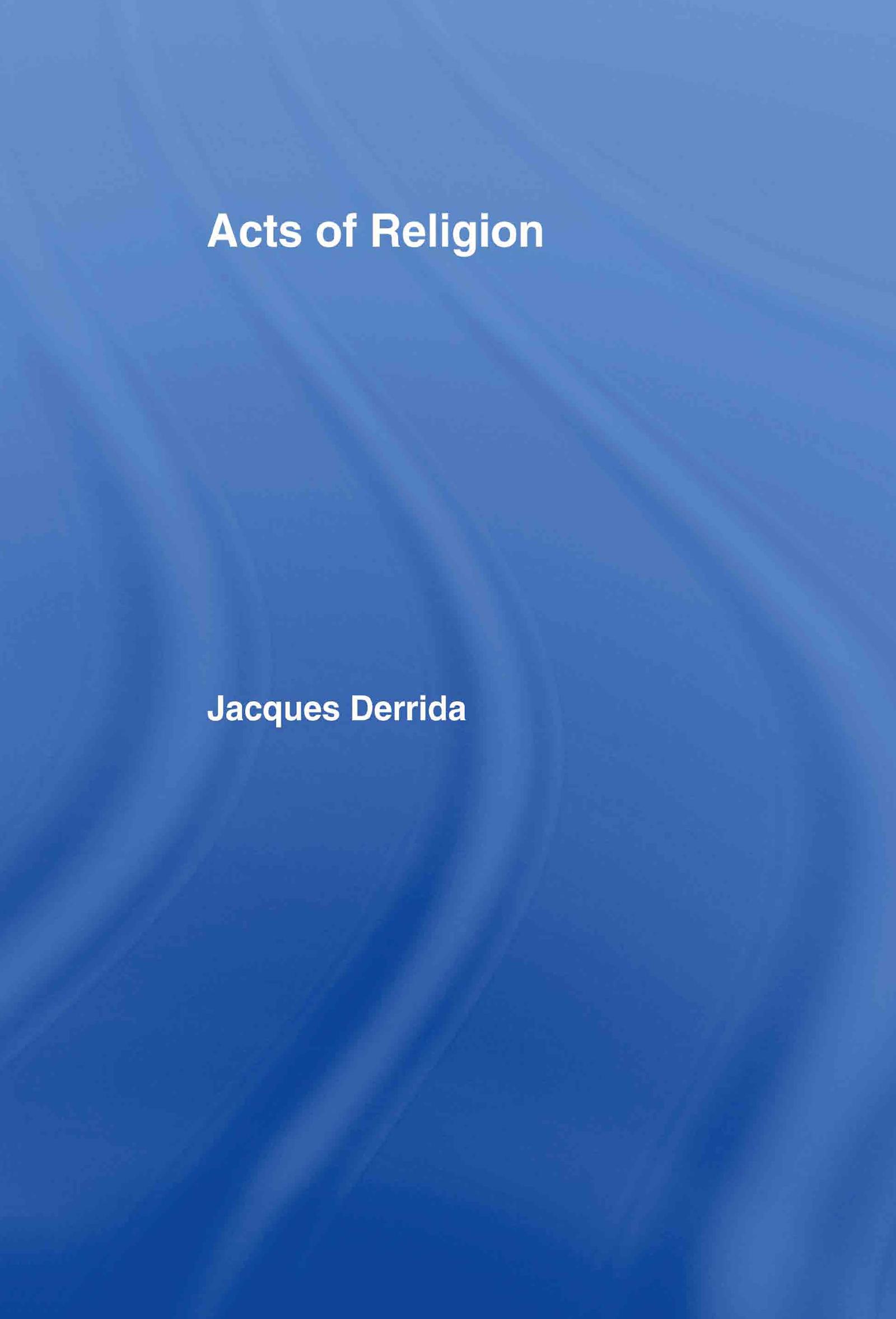 Acts of Religion