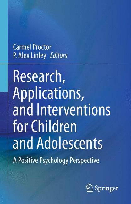 Research, Applications, and Interventions for Children and Adolescents