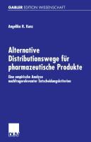 Alternative Distributionswege für pharmazeutische Produkte