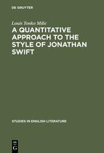 A quantitative approach to the style of Jonathan Swift