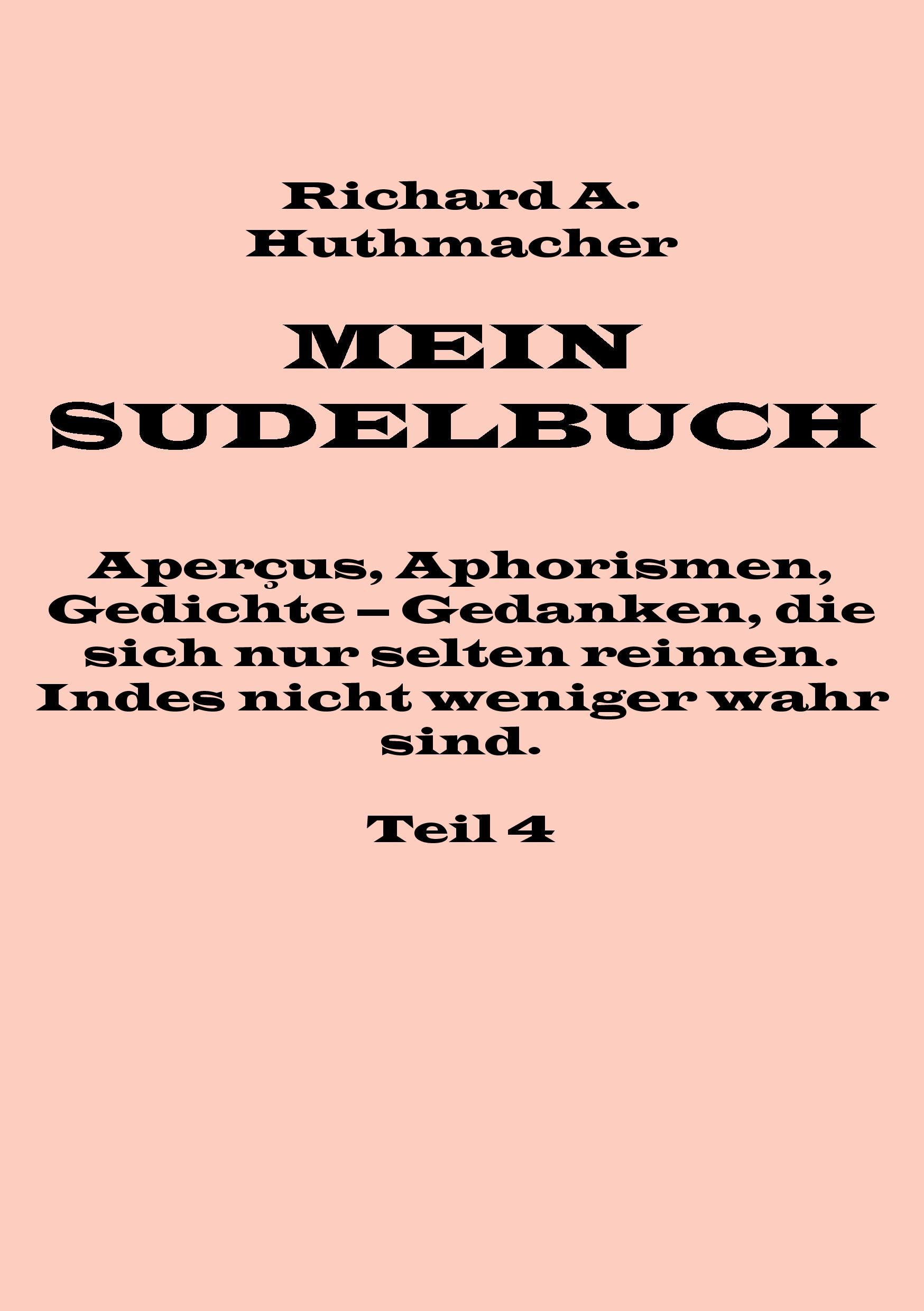 Mein Sudelbuch, Teil 4