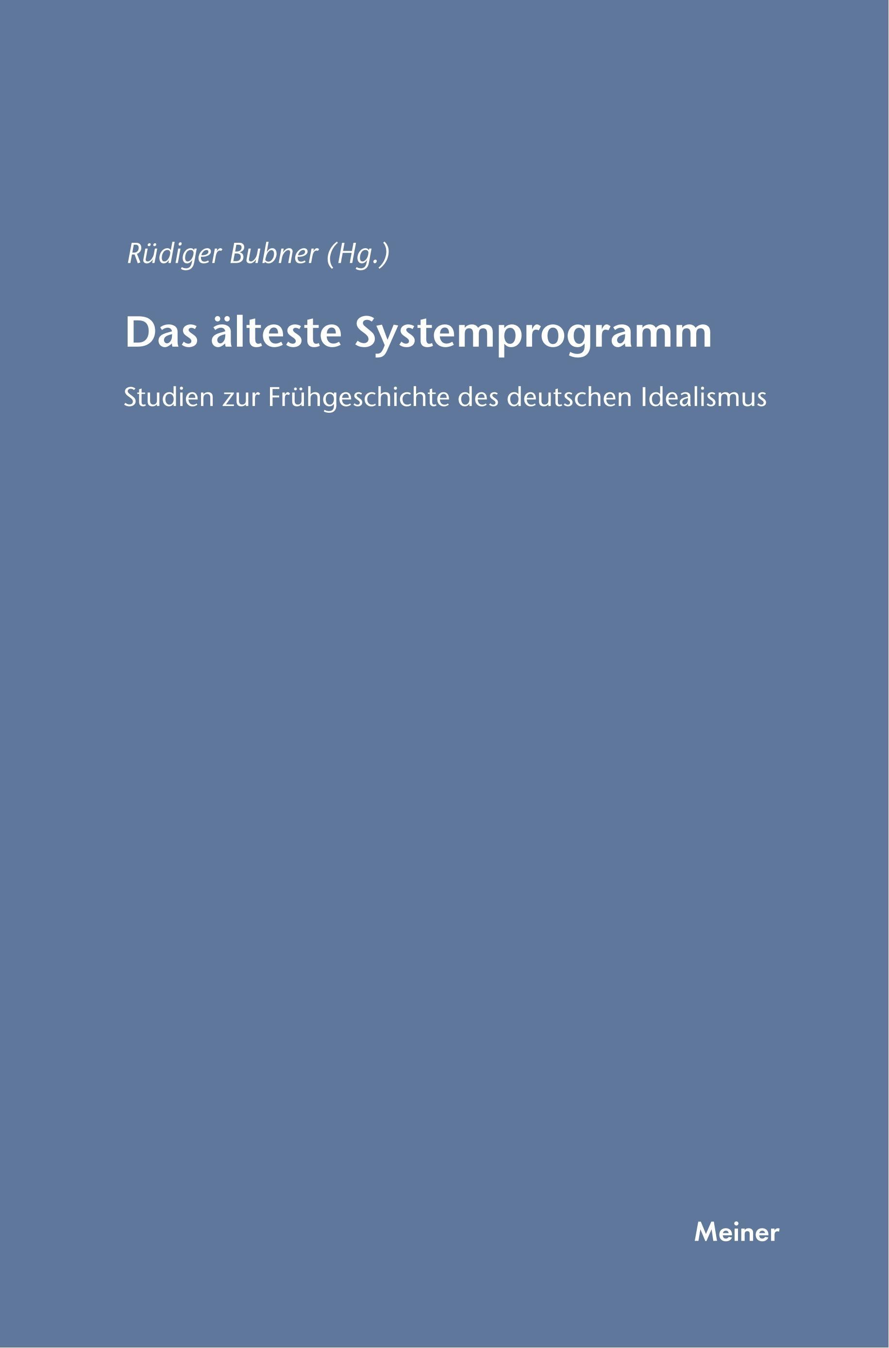 Das älteste Systemprogramm