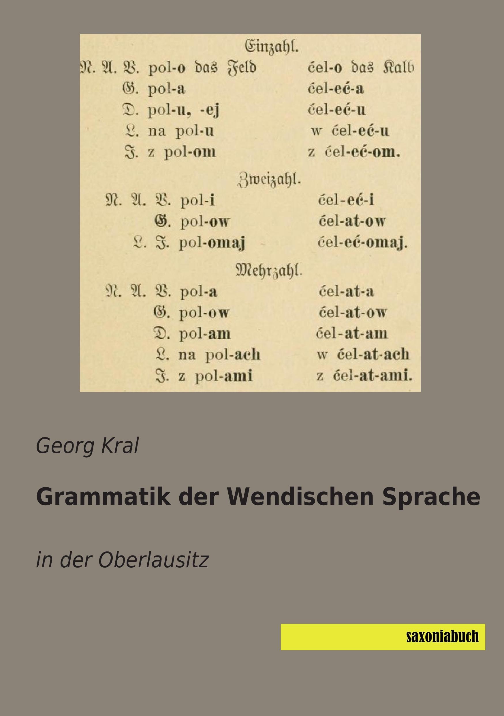 Grammatik der Wendischen Sprache