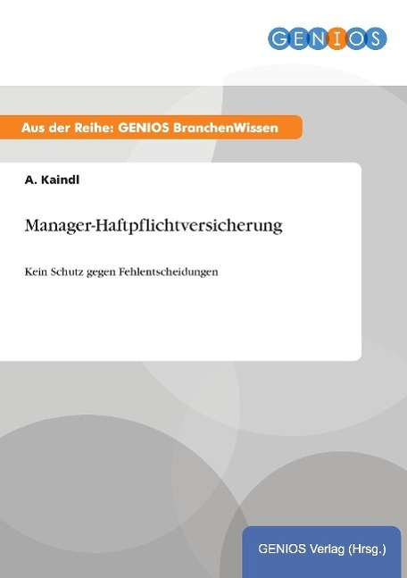 Manager-Haftpflichtversicherung