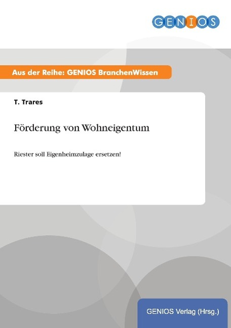 Förderung von Wohneigentum