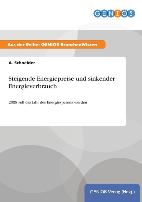 Steigende Energiepreise und sinkender Energieverbrauch