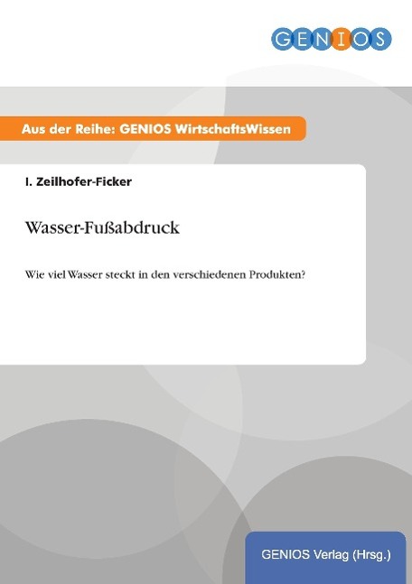 Wasser-Fußabdruck