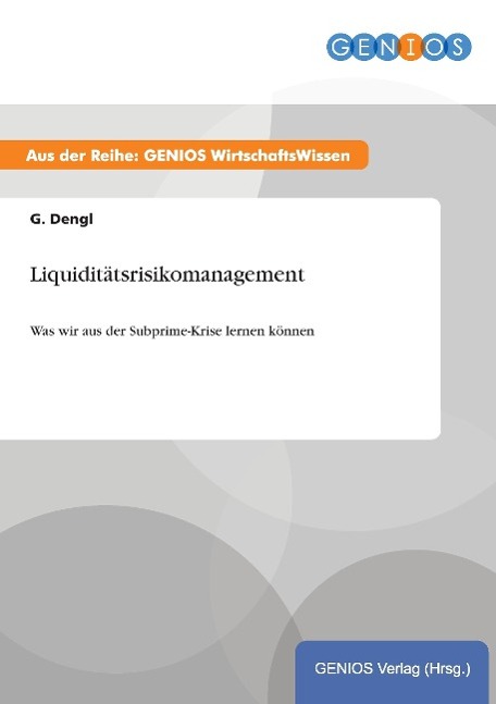 Liquiditätsrisikomanagement