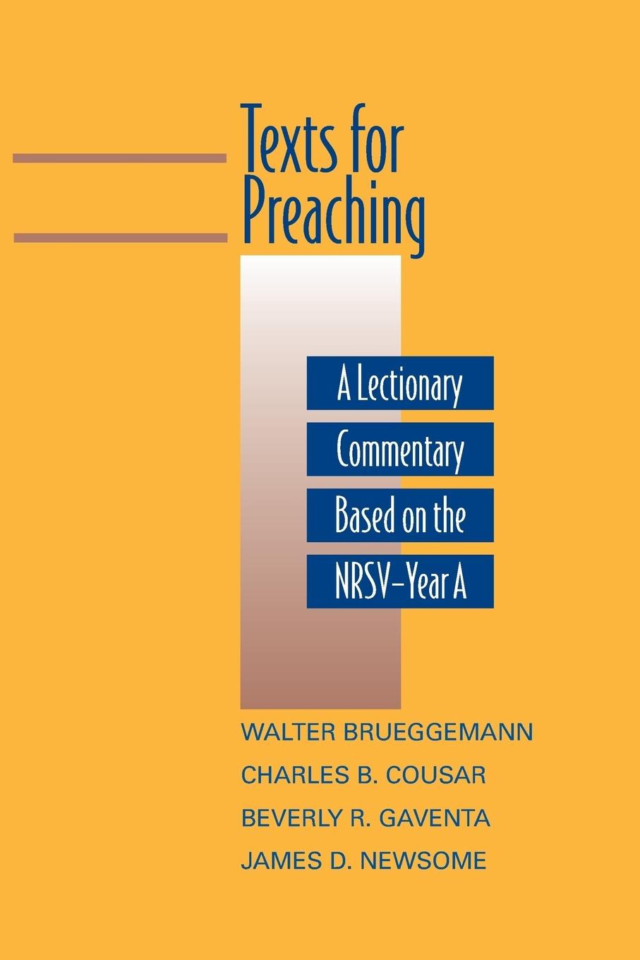 Texts for Preaching - Year A