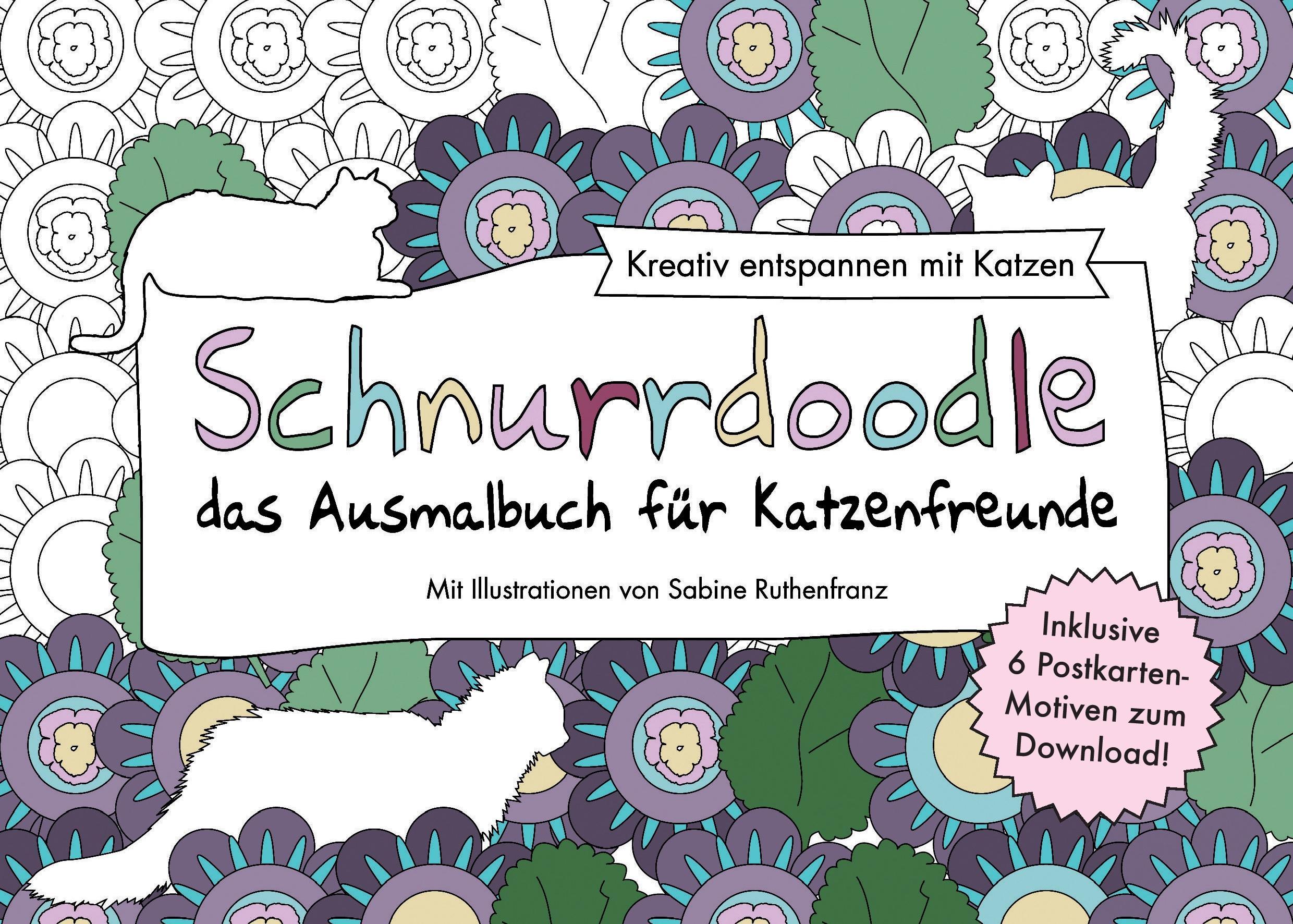 Schnurrdoodle - das Ausmalbuch für Katzenfreunde