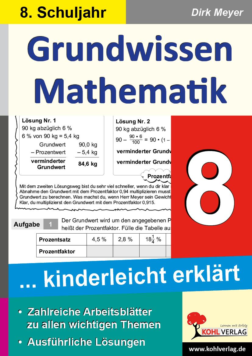 Grundwissen Mathematik / Klasse 8